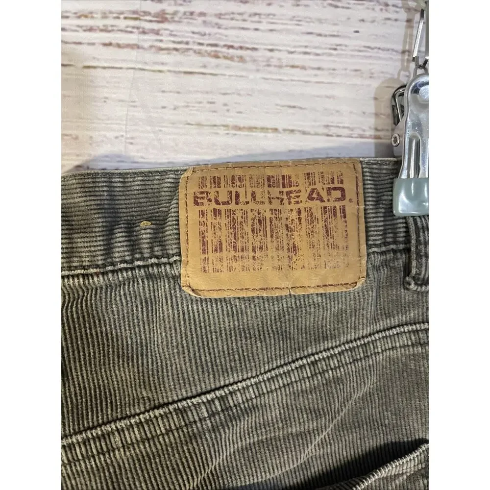 Bullhead Corduroy Loose Fit 31x30 Gray Jeans - Picture 3 of 11